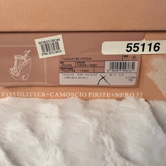 EUC MIU MIU glitter platforms, 37 - Picture 5 of 8